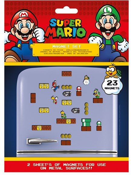 Läs mer om Super Mario - Super Mario Magnet Set