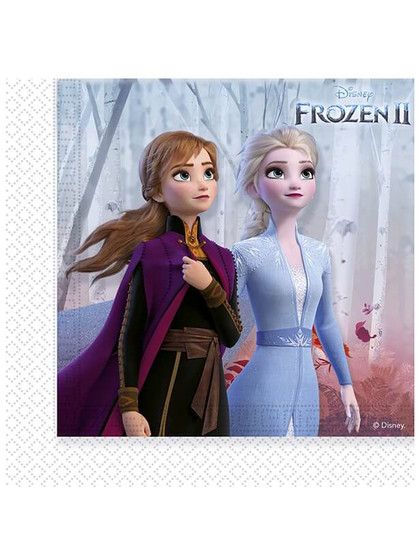 Frozen II - Elsa and Anna Paper Napkins 20-Pack