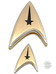 Star Trek: Discovery - Enterprise Command Badge & Pin Set