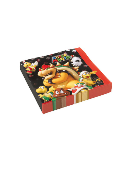 Super Mario - Bowser Paper Napkins 20-Pack