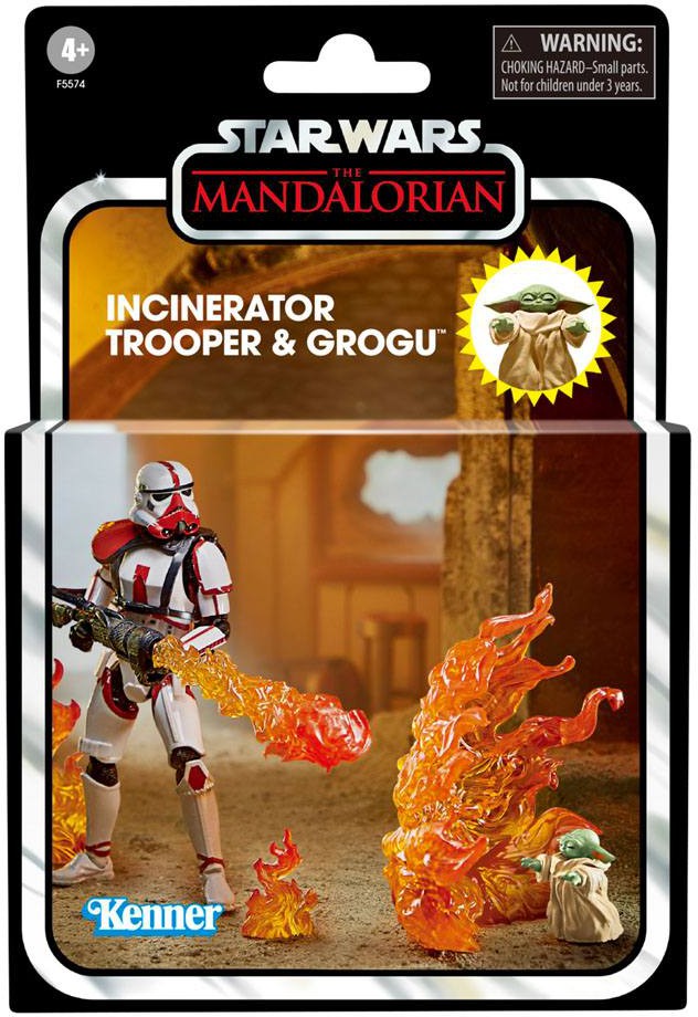 Läs mer om Star Wars The Vintage Collection - Incinerator Trooper & Grogu