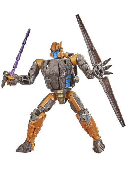 Transformers Kingdom War for Cybertron - Dinobot Voyager Class - SKADAD FÖRPACKNING