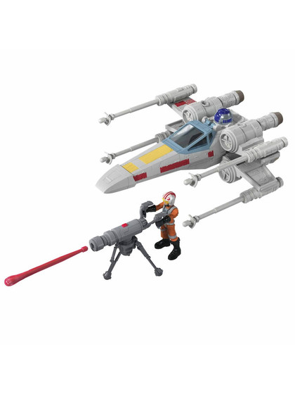 Star Wars Mission Fleet - Luke Skywalker with X-Wing Fighter