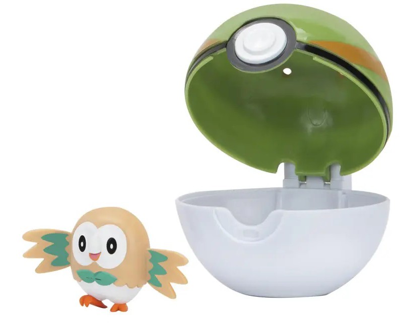 Läs mer om Pokémon - Clip N Go Nest Ball - Rowlet