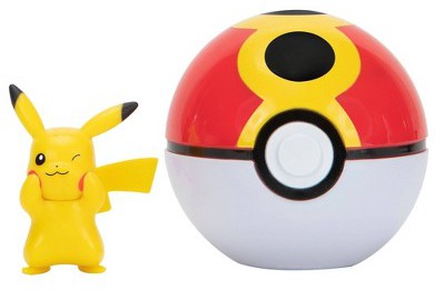 Pokémon - Clip 'N' Go Repeat Ball - Pikachu