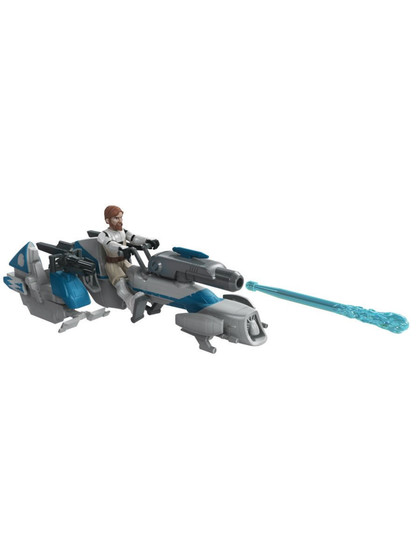 Star Wars Mission Fleet - Obi-Wan Kenobi with BARC Speeder
