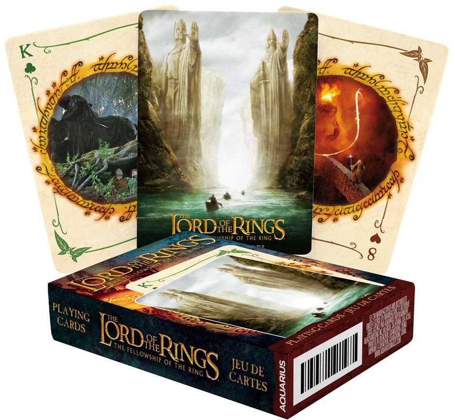 Läs mer om Lord of the Rings - The Fellowship of the Ring Playing Cards