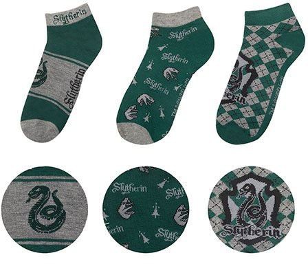 Harry Potter - Slytherin Ankle Socks 3-Pack