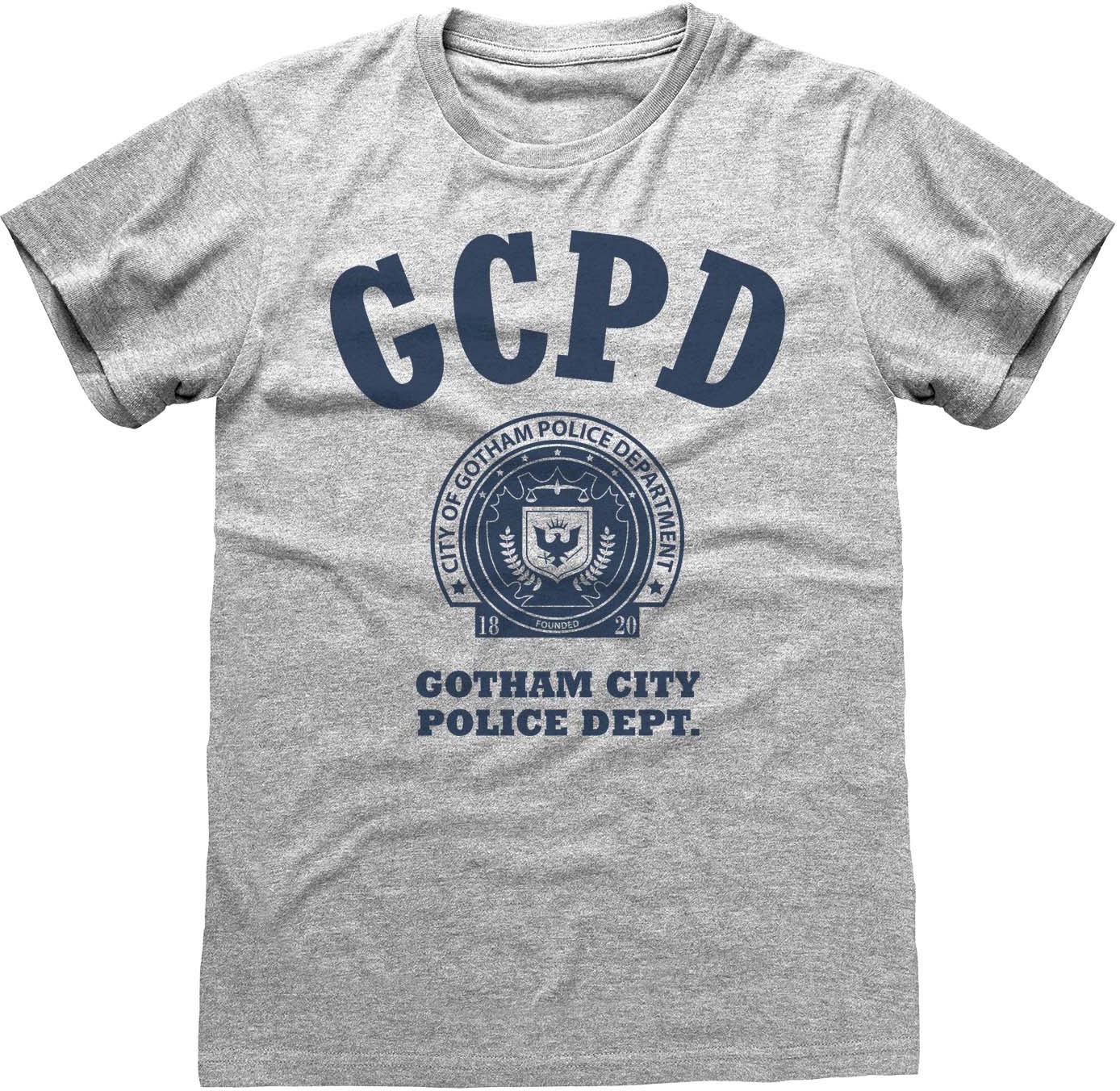 Läs mer om Batman - GCPD T-Shirt Grey