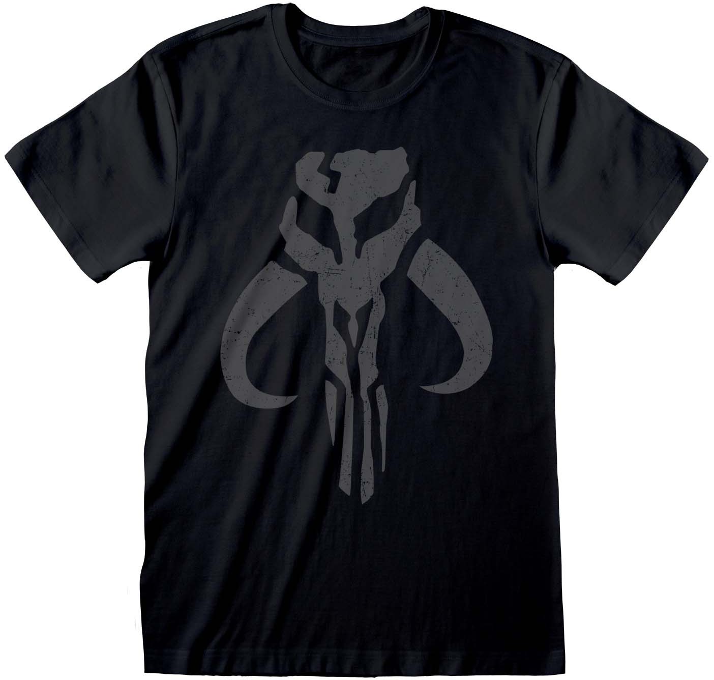 Star Wars The Mandalorian - Distressed Crest T-Shirt