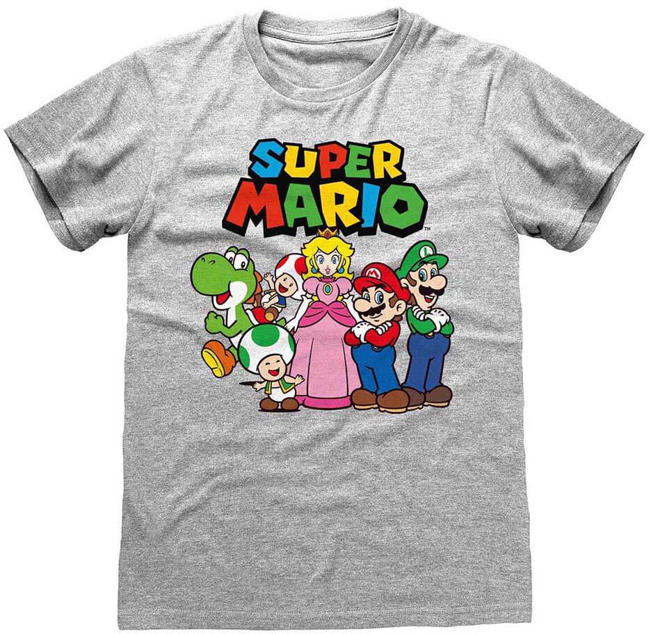 Läs mer om Super Mario - Vintage Group T-Shirt