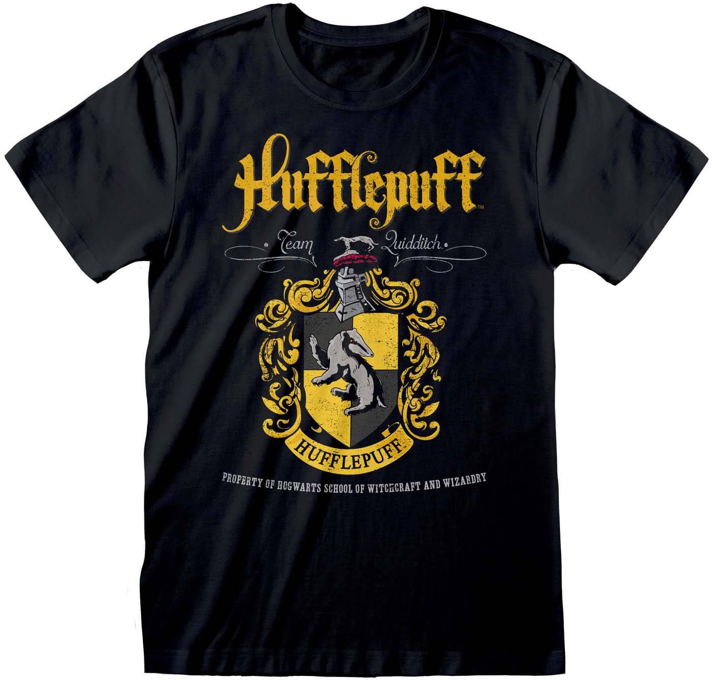 Läs mer om Harry Potter - Hufflepuff Crest T-Shirt