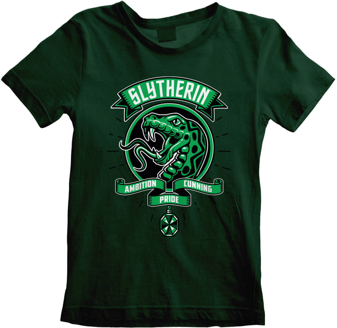 Läs mer om Harry Potter - Comic Style Slitherin Kids T-Shirt