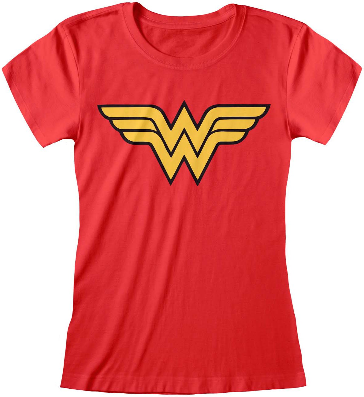 Läs mer om DC Wonder Woman - Womans Logo Fitted T-Shirt