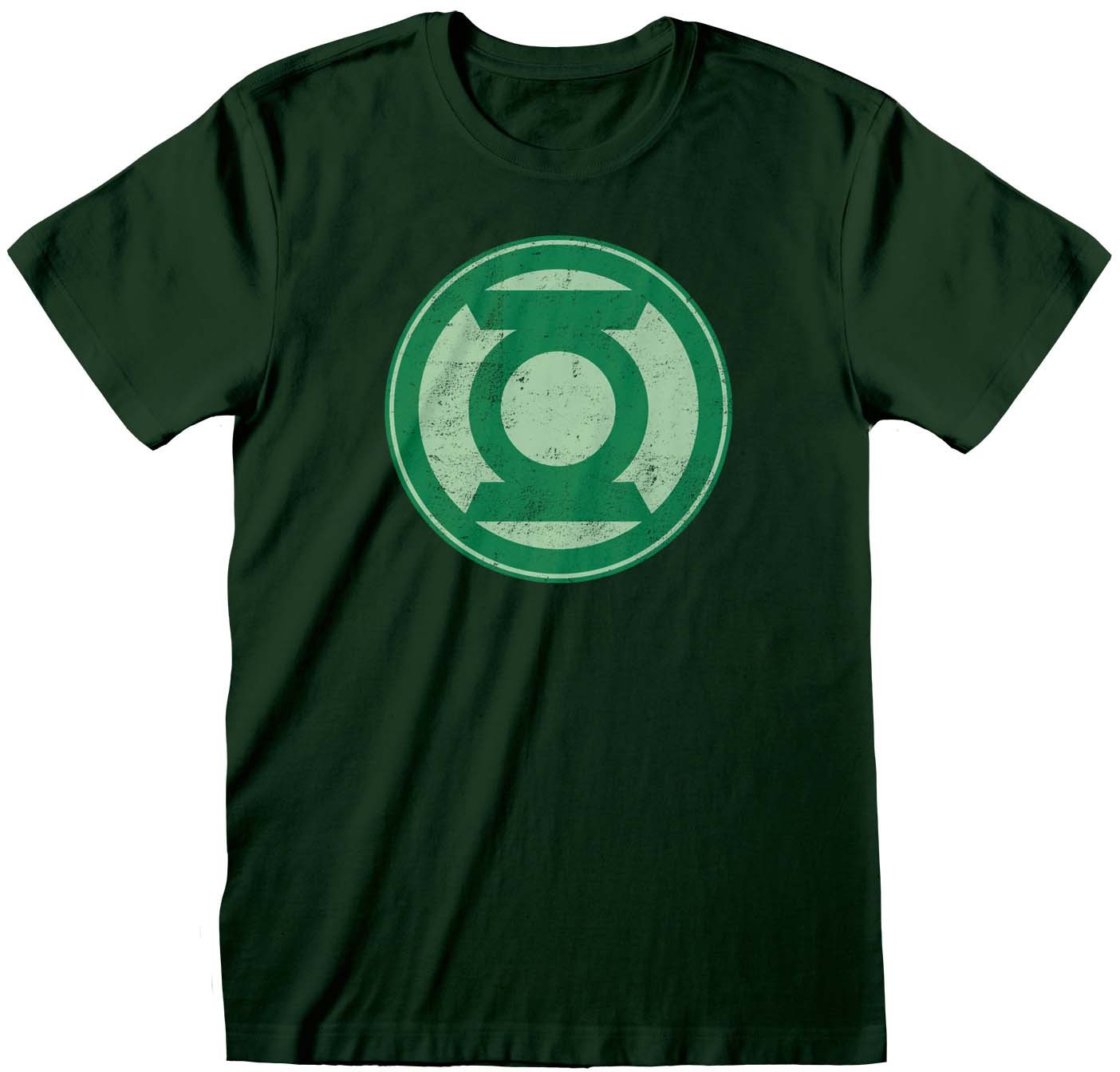 Läs mer om Green Lantern - Distressed Logo T-Shirt