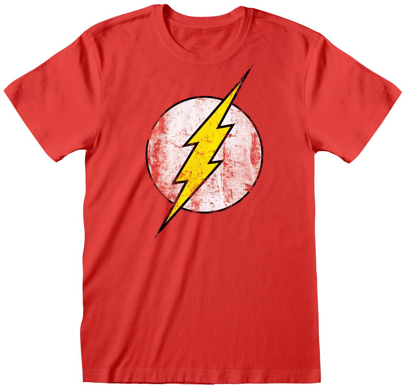 Läs mer om DC - Flash Distressed Logo T-Shirt
