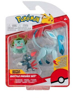 Pokémon - Battle Mini Figures Bulbasaur, Sneasel & Glaceon