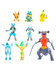 Pokémon - Sinnoh Region Battle Mini Figures 8-Pack