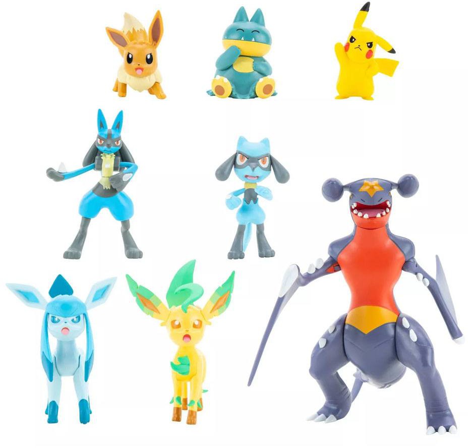 Läs mer om Pokémon - Sinnoh Region Battle Mini Figures 8-Pack