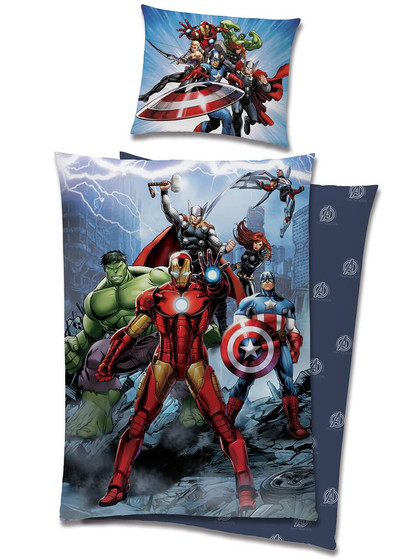 Marvel - Avengers Comic Duvet Set - 160 x 200 cm