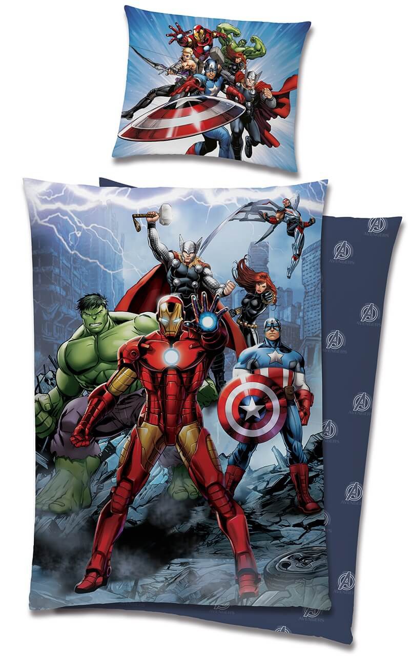 Läs mer om Marvel - Avengers Comic Duvet Set - 160 x 200 cm