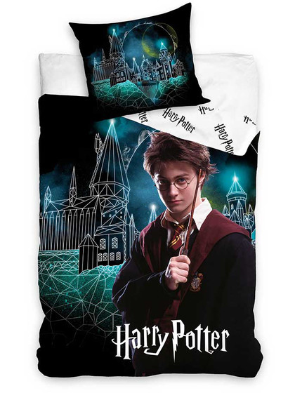 Harry Potter - Harry Potter Geometric Hogwarts Duvet Set - 160 x 200 cm