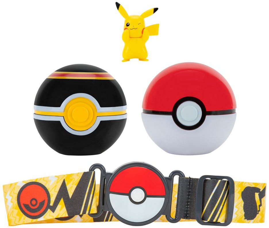 Pokémon Clip N Go Poké Ball Belt Set - Pikachu
