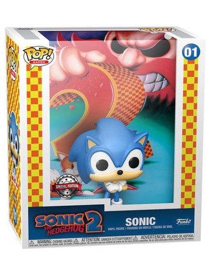 Funko POP! Games Cover: Sonic the Hedgehog 2 - Sonic