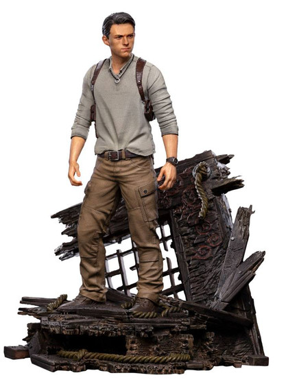 Uncharted The Movie - Nathan Drake Deluxe Art Scale Statue