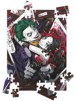 DC Comics - The Joker & Harley Quinn Manga 3D-Effect Jigsaw Puzzle (100 pieces)