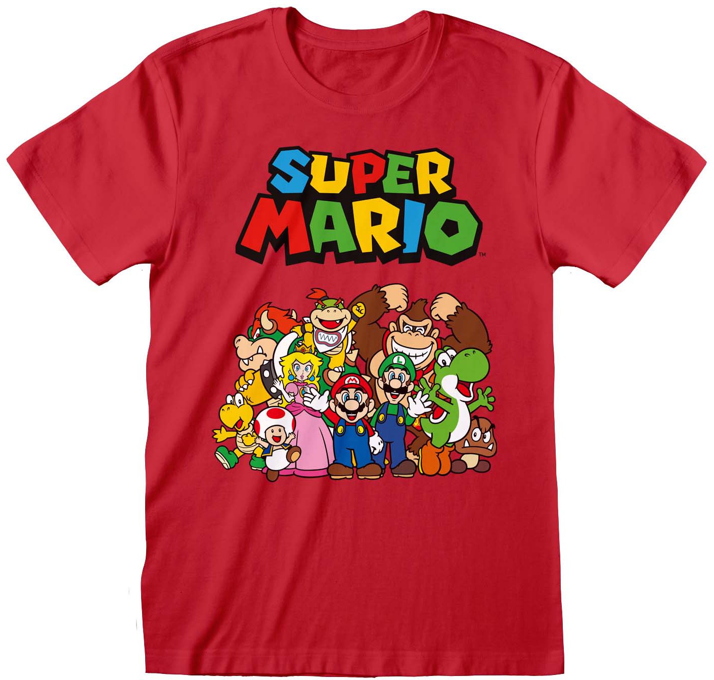 Läs mer om Super Mario - Character Group T-Shirt