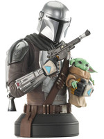 Star Wars: The Mandalorian - The Mandalorian with Grogu Bust