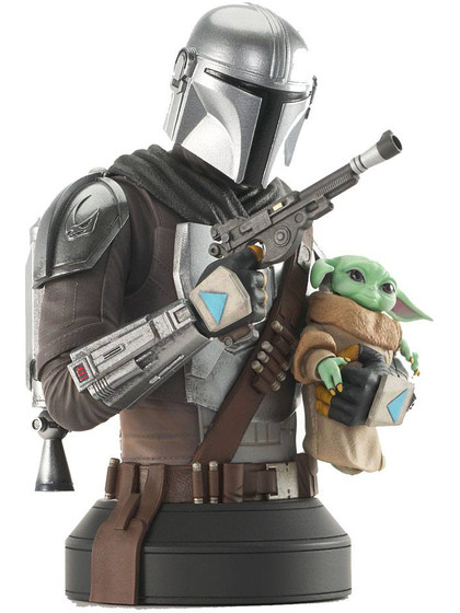 Star Wars: The Mandalorian - The Mandalorian with Grogu Bust