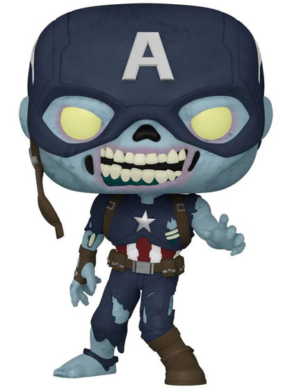 Funko POP! MarvelStudios What If...? - Zombie Captain America (Exclusive)