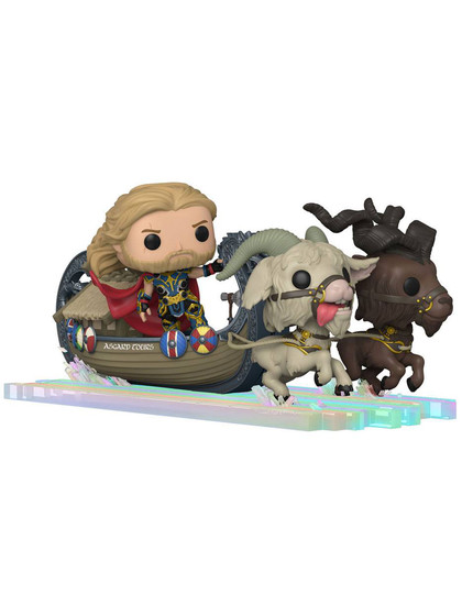 Funko POP! Rides: Thor Love & Thunder - Goat Boat with Thor, Toothgnasher & Toothgrinder