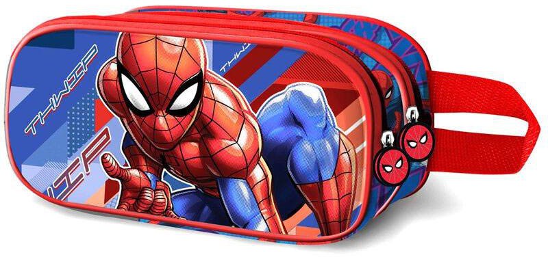 Läs mer om Marvel - Spider-Man Skew Double Pencil Case