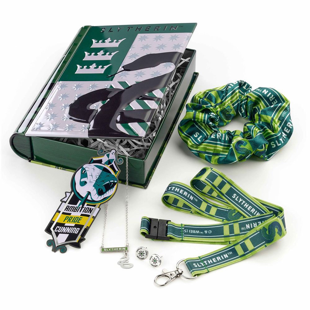 Läs mer om Harry Potter - Slytherin Jewellery & Accessories Tin Gift Set