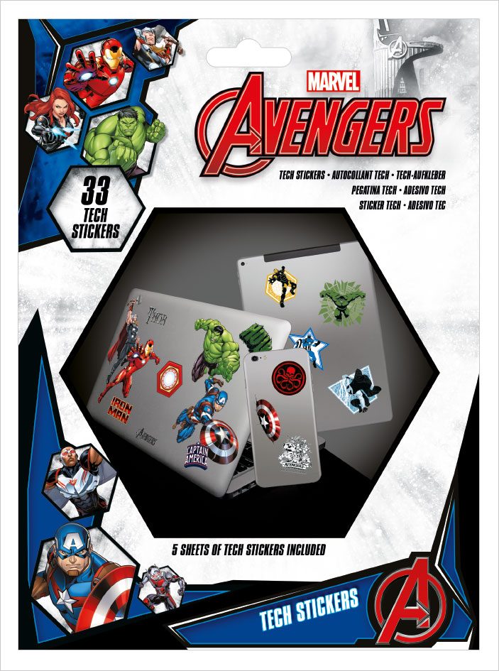 Läs mer om Marvel - Avengers Tech Sticker Pack