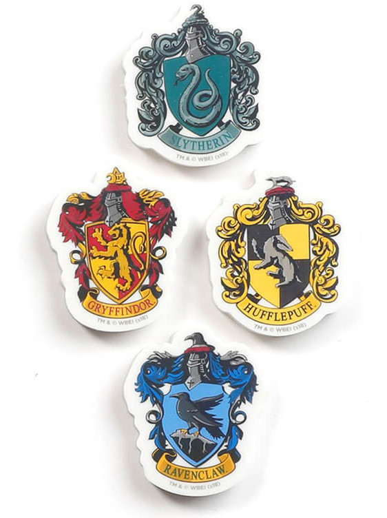 Läs mer om Harry Potter - Erasers 4-pack