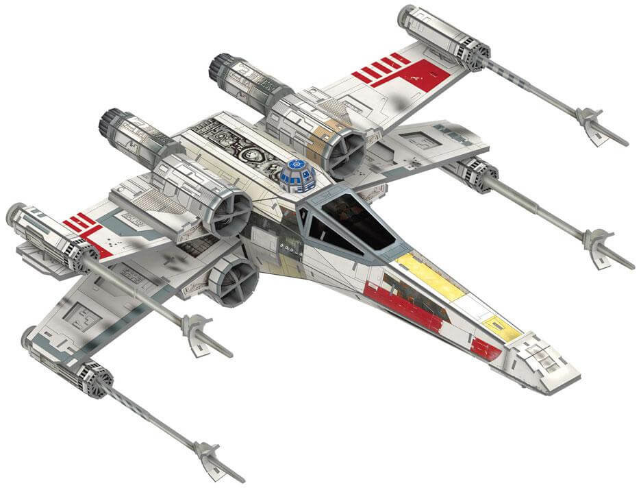 Läs mer om Star Wars - T-65 X-Wing Starfighter 3D Puzzle
