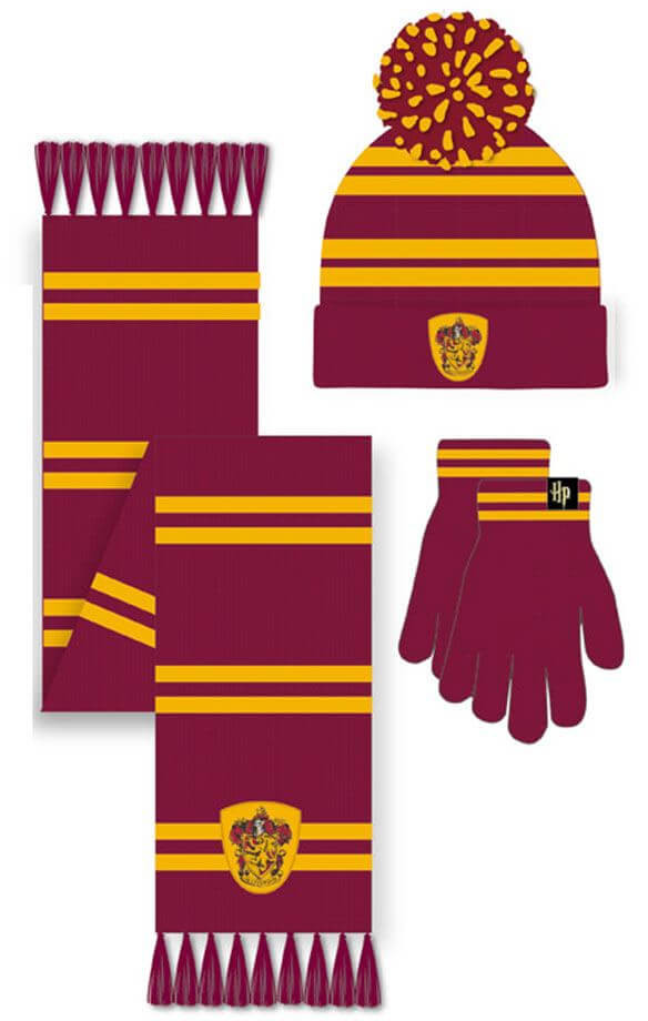 Harry Potter - Beanie & Scarf Set House Gryffindor - 165 cm