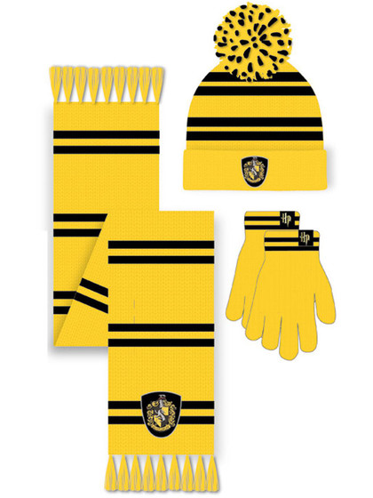 Harry Potter - Beanie & Scarf Set House Hufflepuff - 165 cm