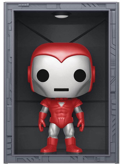 Funko POP! Deluxe: Iron Man - Hall of Armor Model 8 (Silver Centurion)