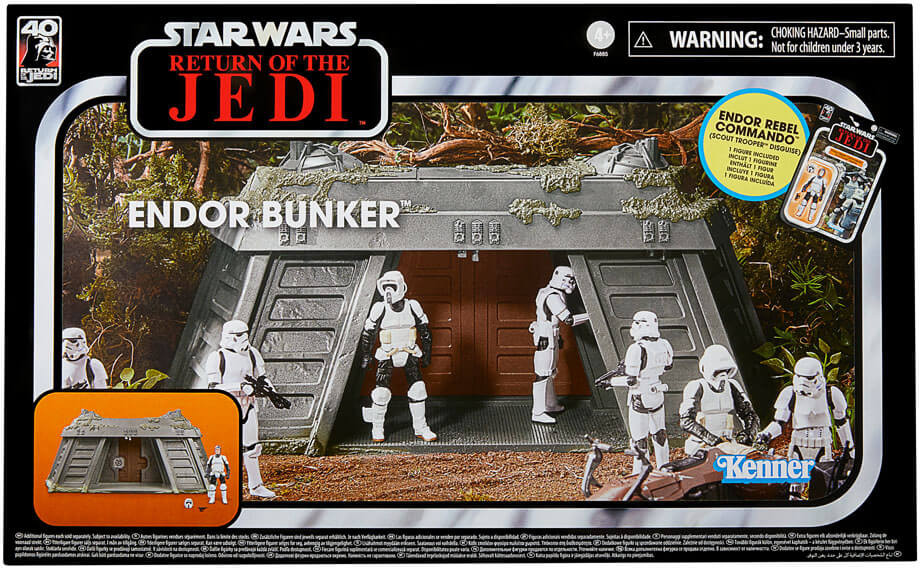 Läs mer om Star Wars The Vintage Collection - Endor Bunker with Endor Rebel Commando