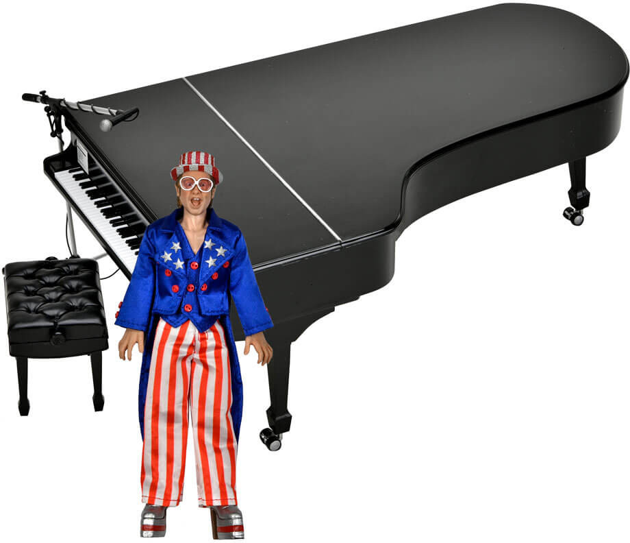 Läs mer om Elton John Clothed Action Figure Live in 76 Deluxe Set