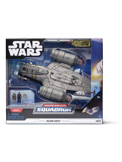 Star Wars Micro Galaxy Squadron - Razor Crest with Figures