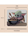 Star Wars - Baby Yoda med soppa musmatta