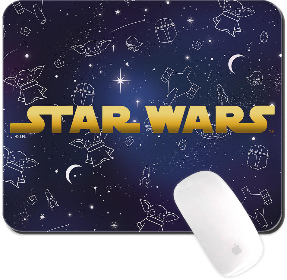 Läs mer om Star Wars - Baby Yoda Stjärntecken Musmatta