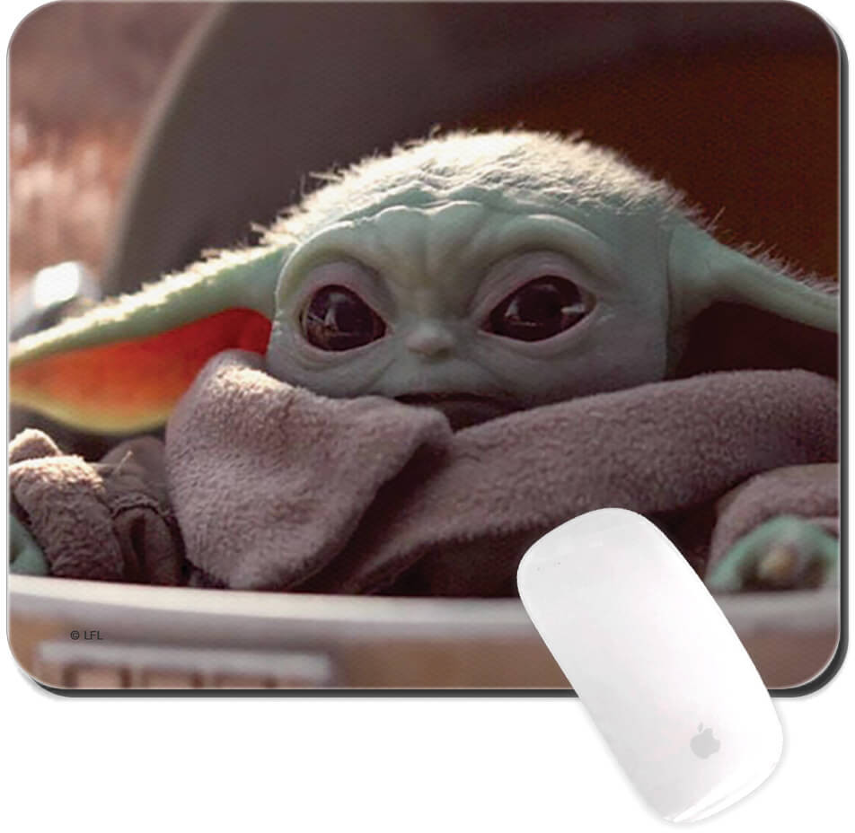 Läs mer om Star Wars - Baby Yoda Multicoloured Musmatta