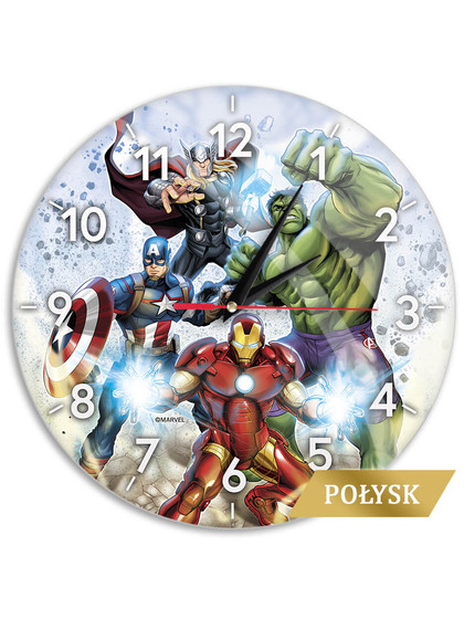 Marvel - Avengers Glossy Väggklocka